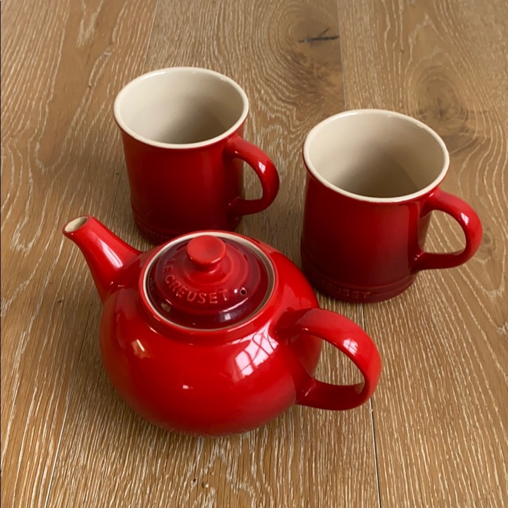 Le Creuset 3 Piece Tea Set